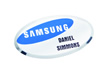 Oval Metal Name Badge 64mm x 34mm