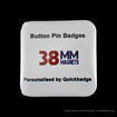 38mm ( 1 1/2 inch) Custom Square Magnets