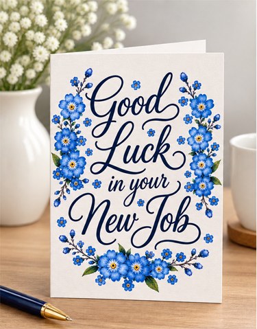a5 custom print greeting card