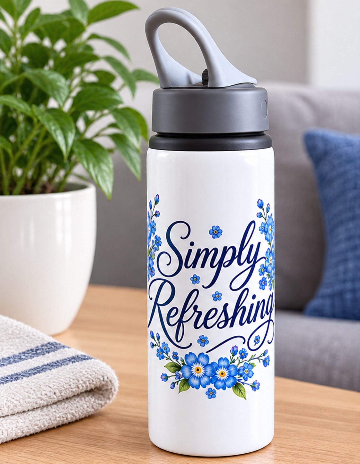 custom printed drinks water bottle