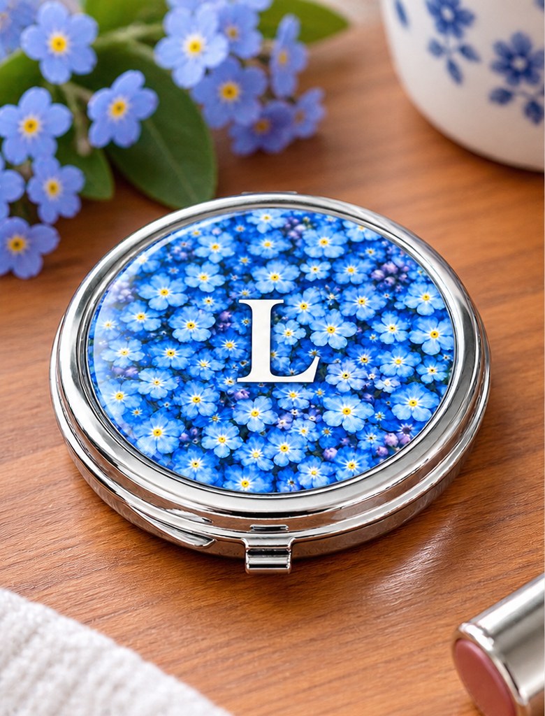custom printed compact mirror