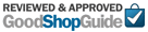 Reviewed and approved by the Good Shop Guide