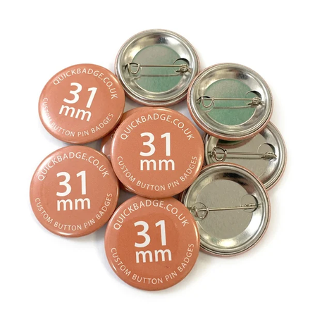 Custom Button Pin Badges