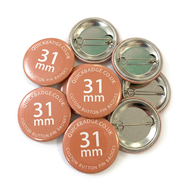 Custom Button Pin Badges