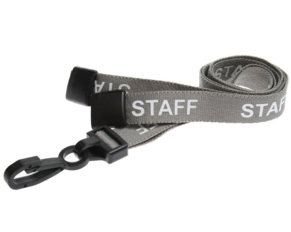 Quickbadge product — Grey with white text