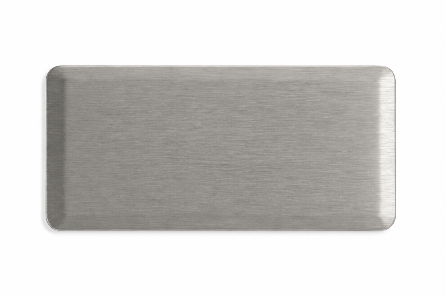 Quickbadge product — Brushed Silver