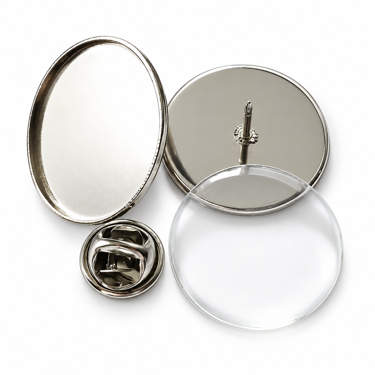Quickbadge product — Silver Effect