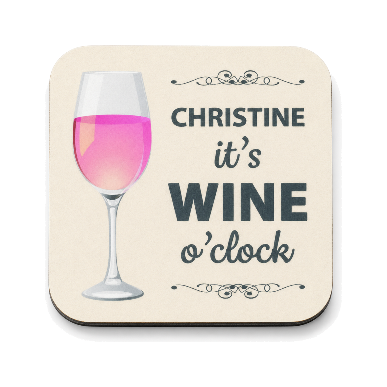 Quickbadge product — Rose Wine - Square