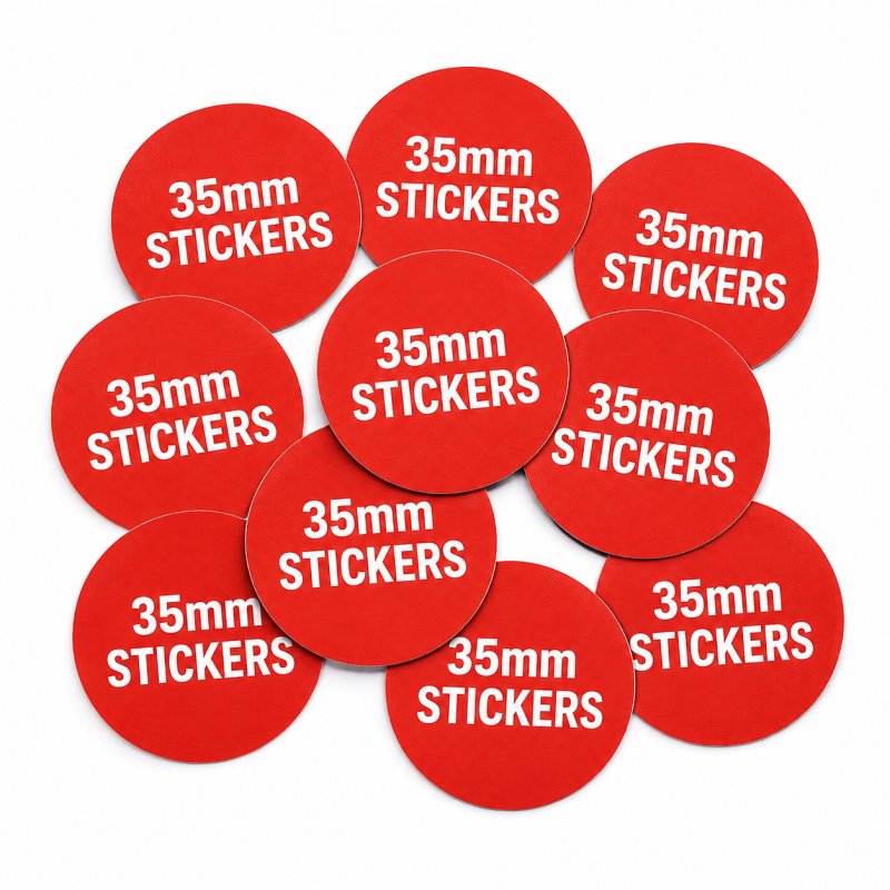 Custom Paper Stickers 35mm Round