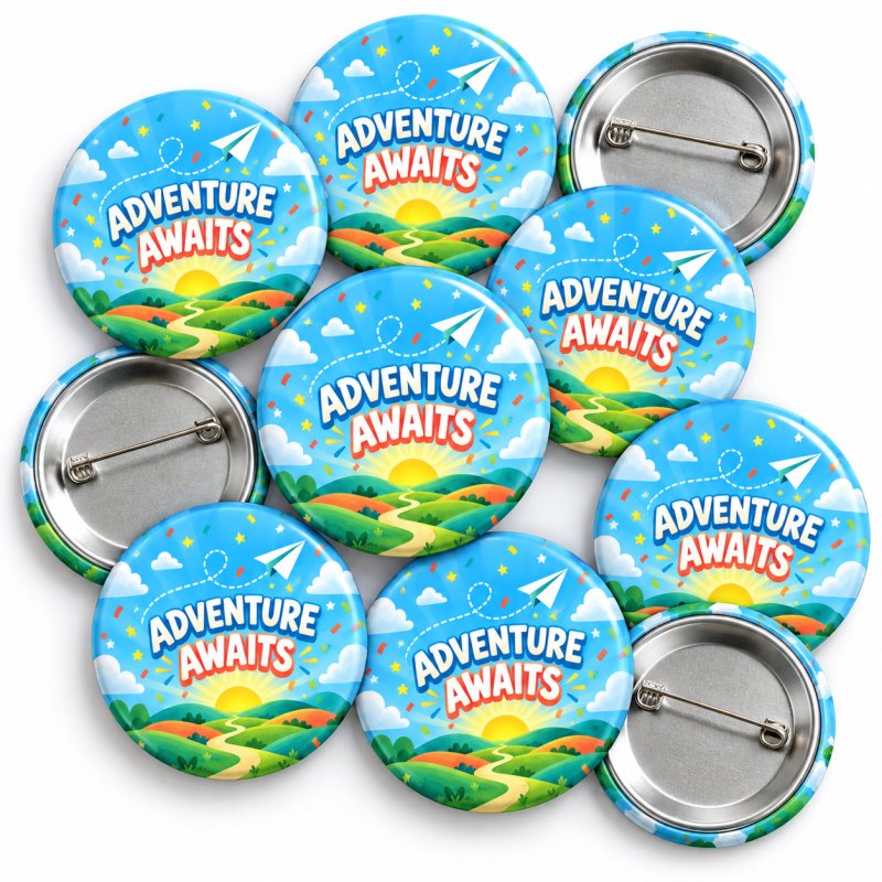 Adventure Awaits School Badge