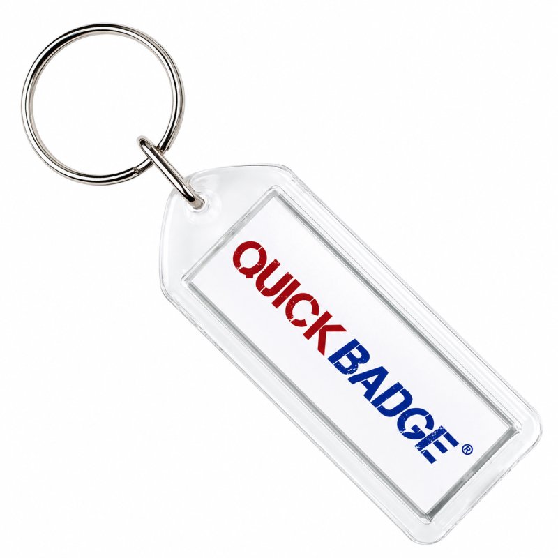 Clear Acrylic Keyring QB-F1