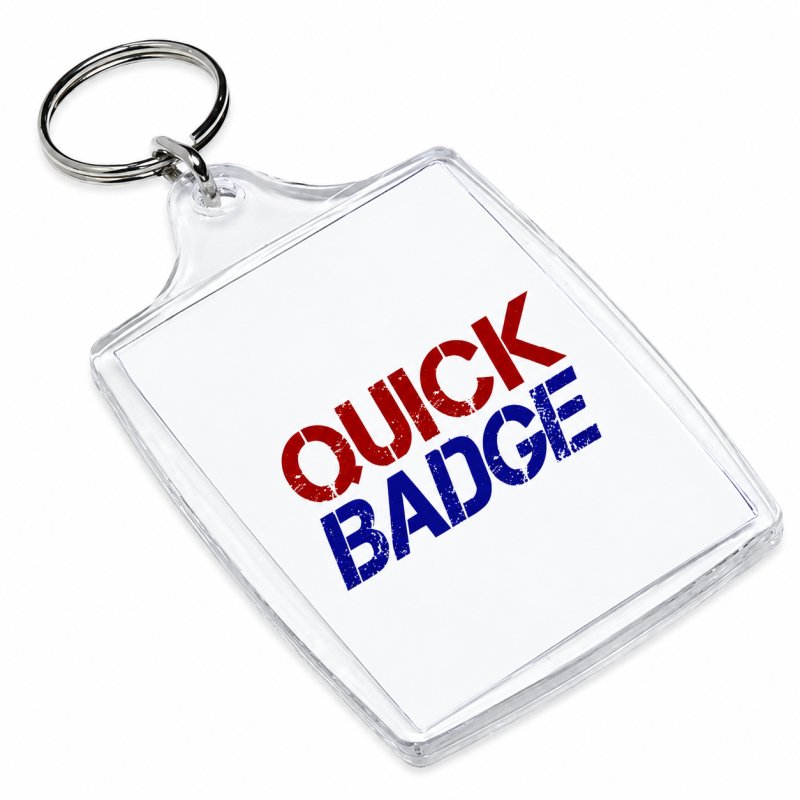 Clear Acrylic Keyring QB-L4