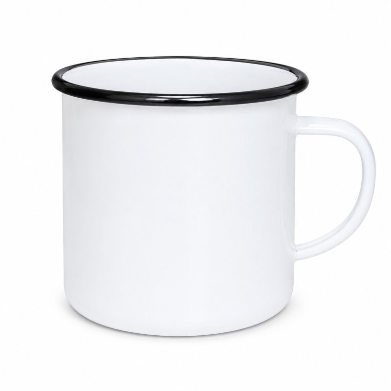 Custom Printed Enamel Mug 12oz