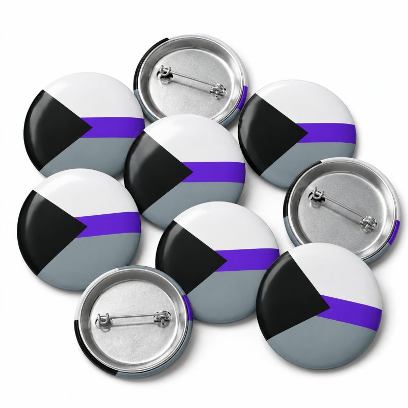 Demisexual Pride Button Pin Badge