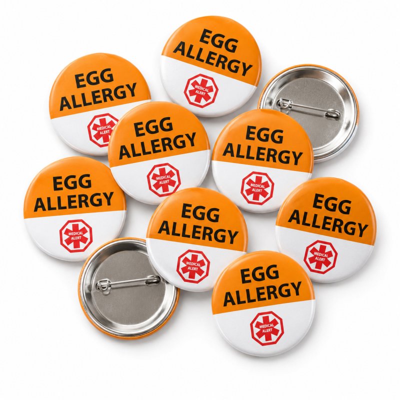 Egg Allergy Alert Badge