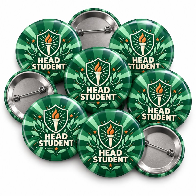 Head Student School Badge