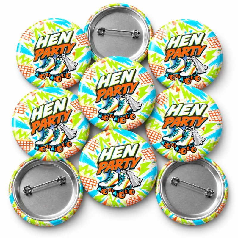 Hen Party Roller Skate Badge