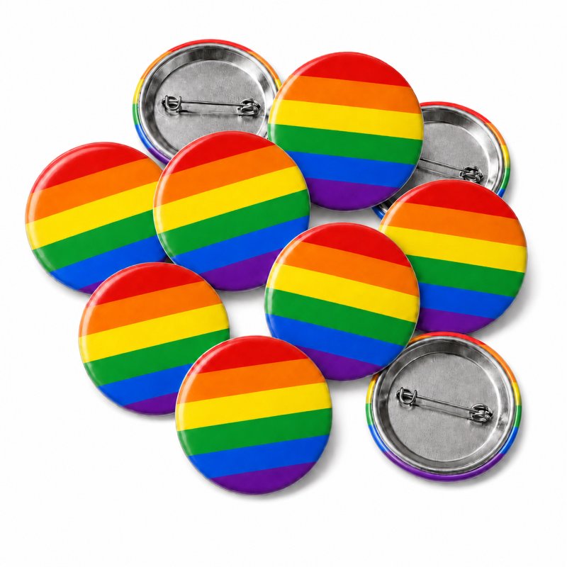 LGBTQ Gay Button Pin Badge
