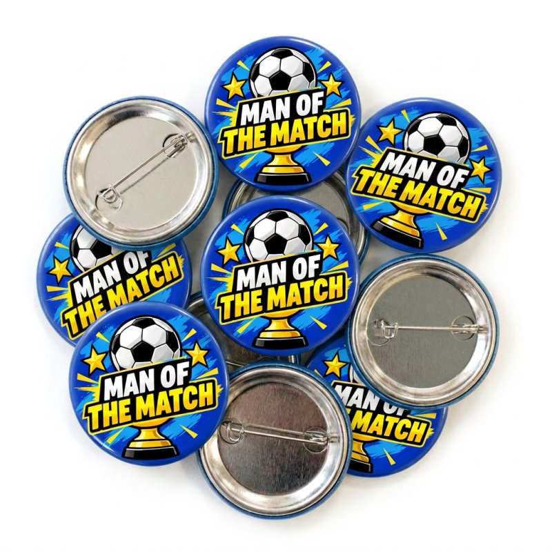 Man of the Match Football Badge