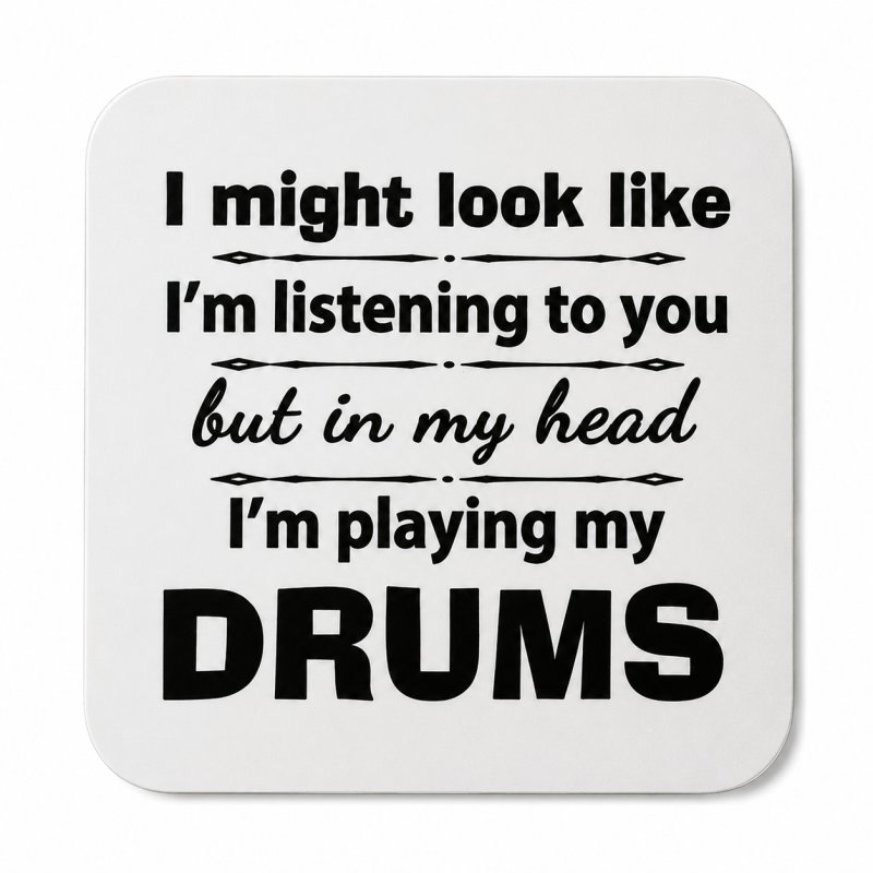 Musician Personalised Coaster