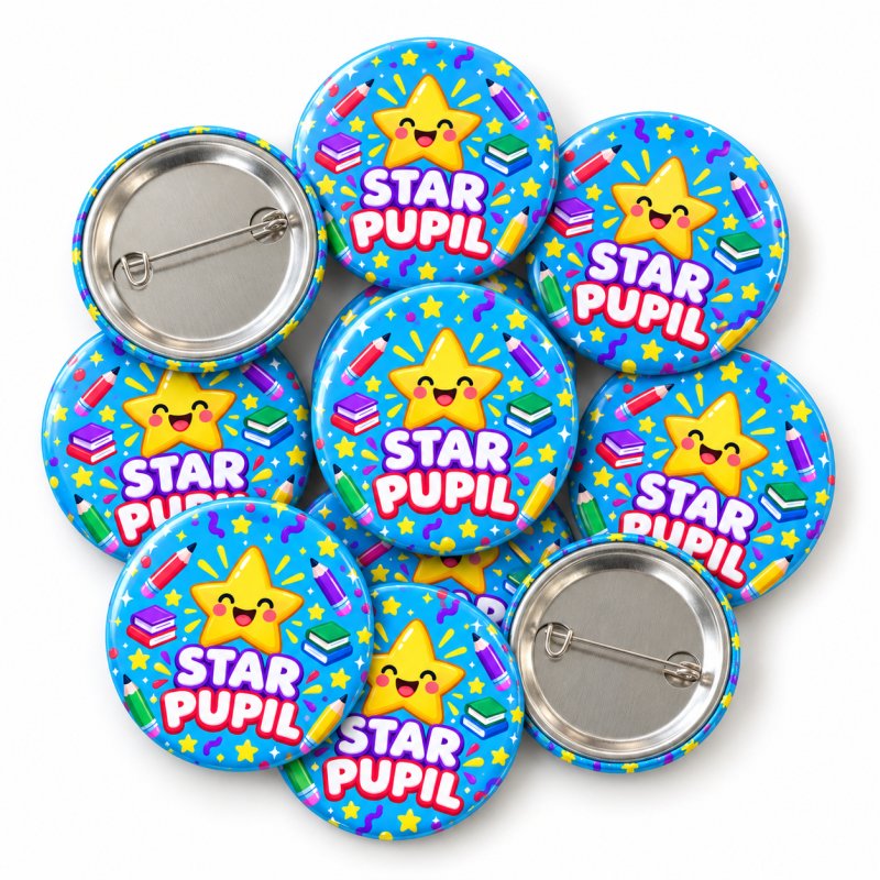 Star Pupil School Reward Badge