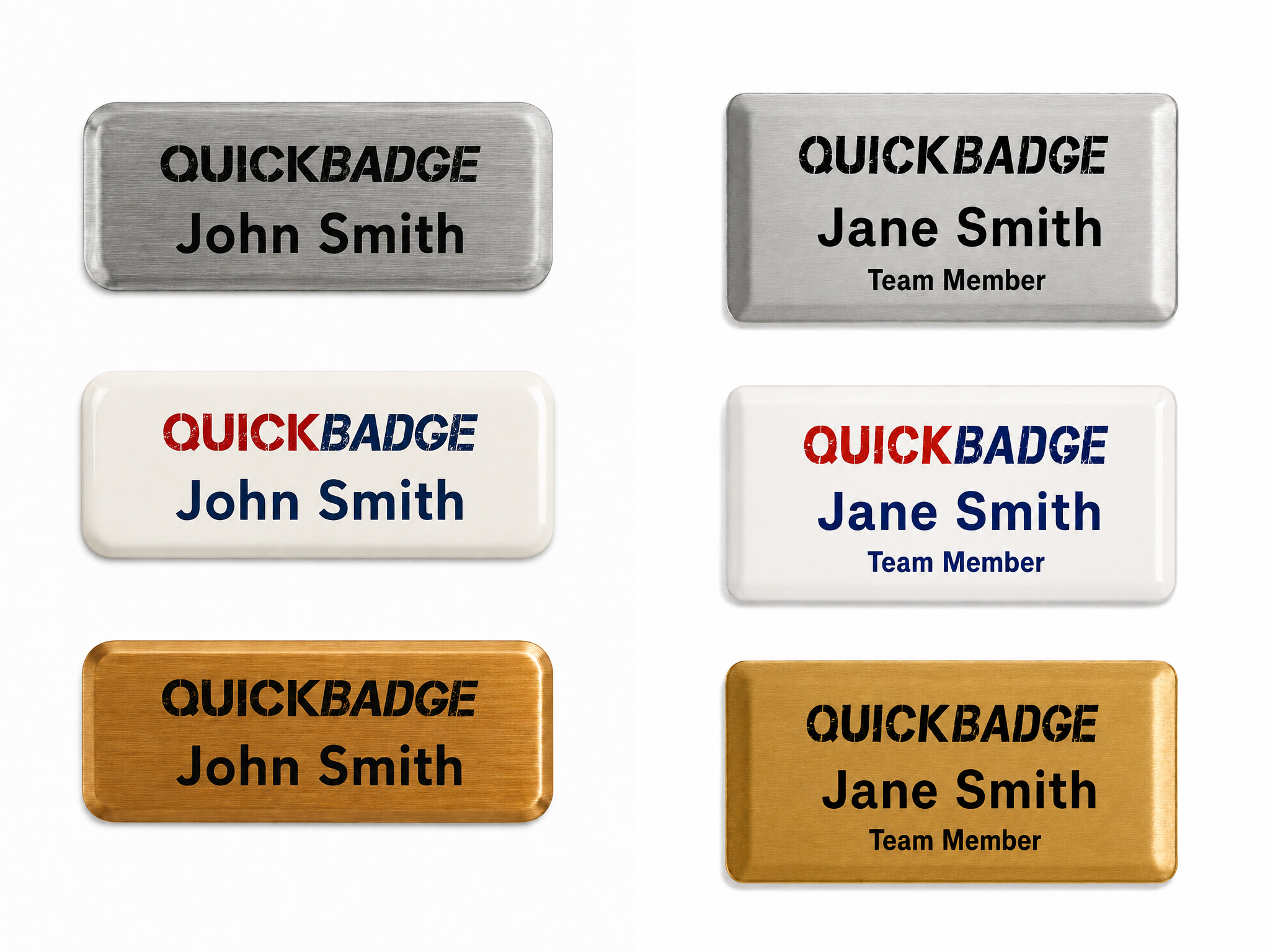 Metal Name Badges