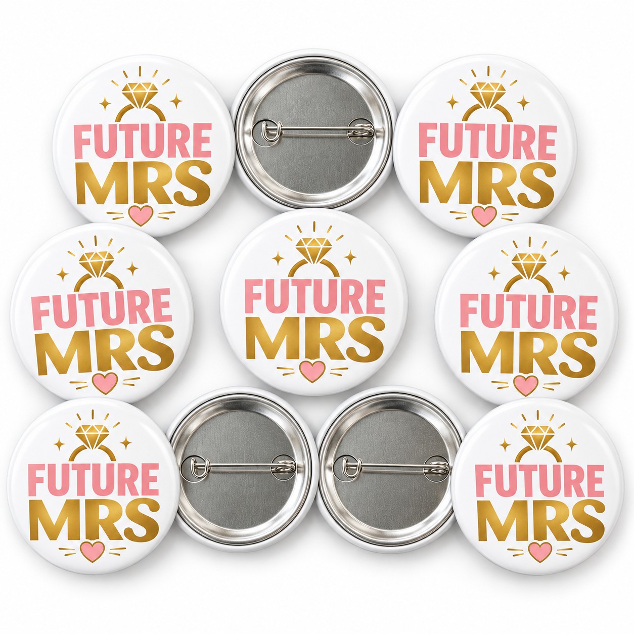 Future Mrs Engagement and Hen Party Badge