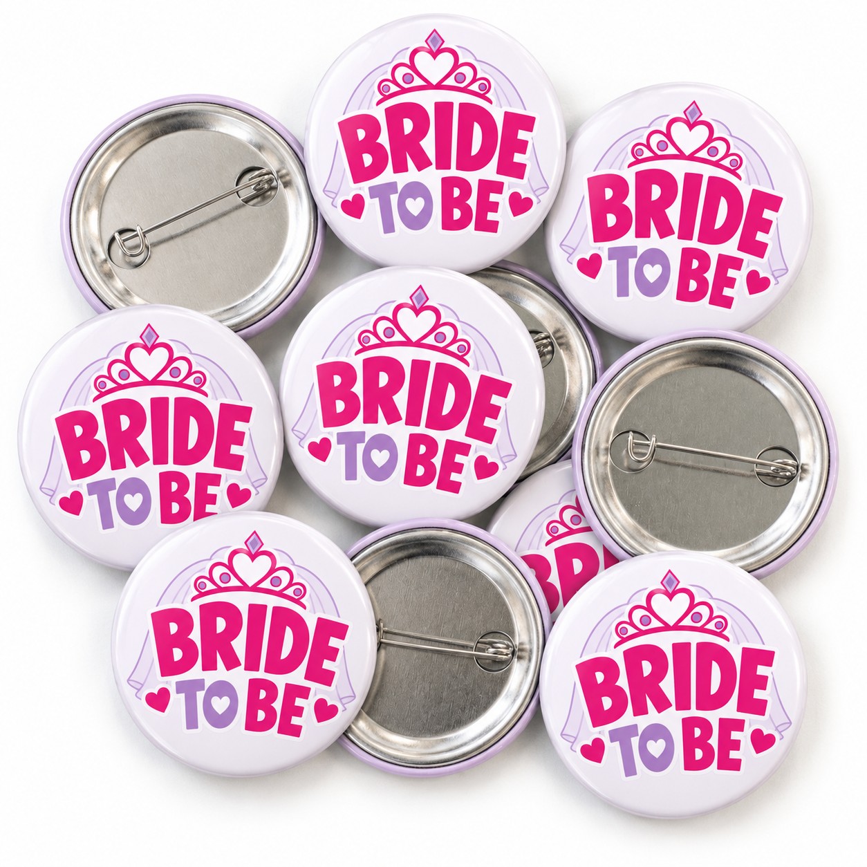 Bride to Be Tiara Hen Party Badge