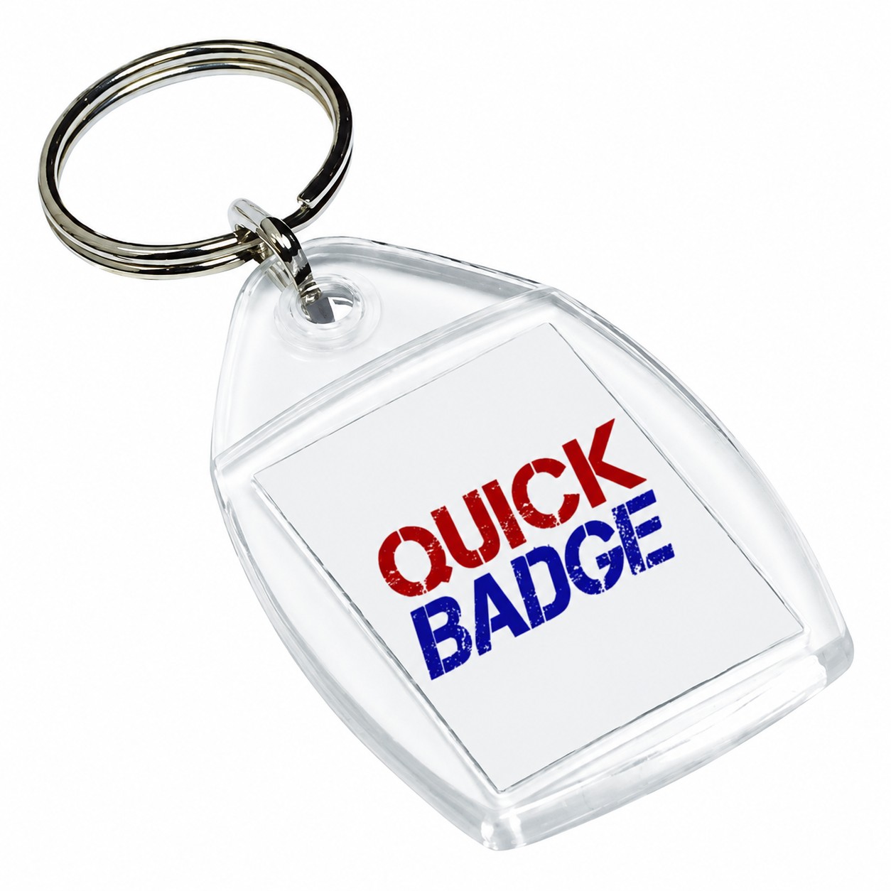 Clear Acrylic Keyring QB-P5