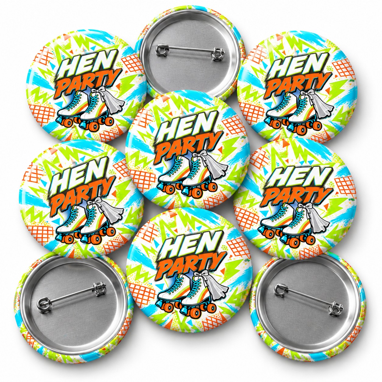 Hen Party Roller Skate Badge