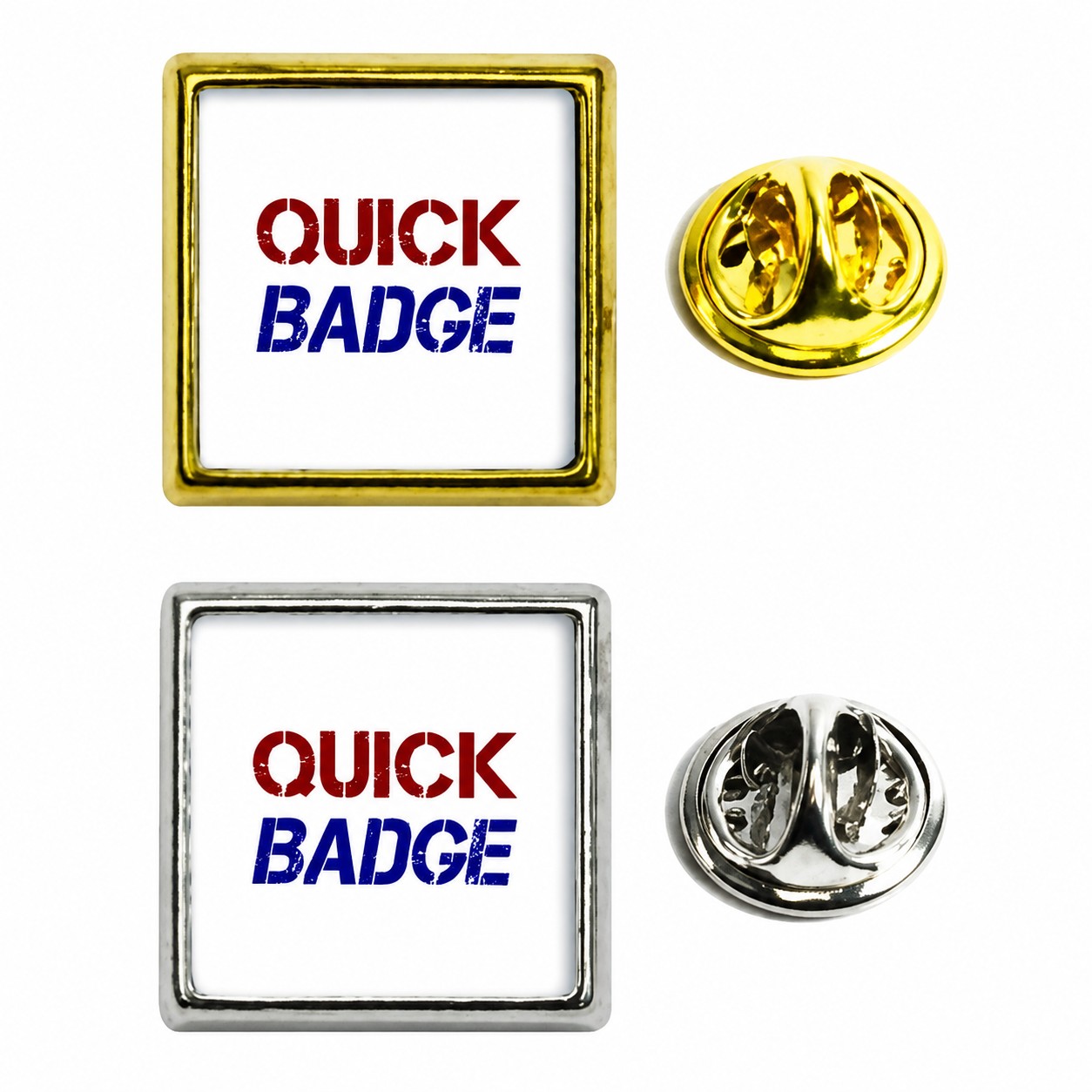 Insert Lapel Pin - Square 15x15mm
