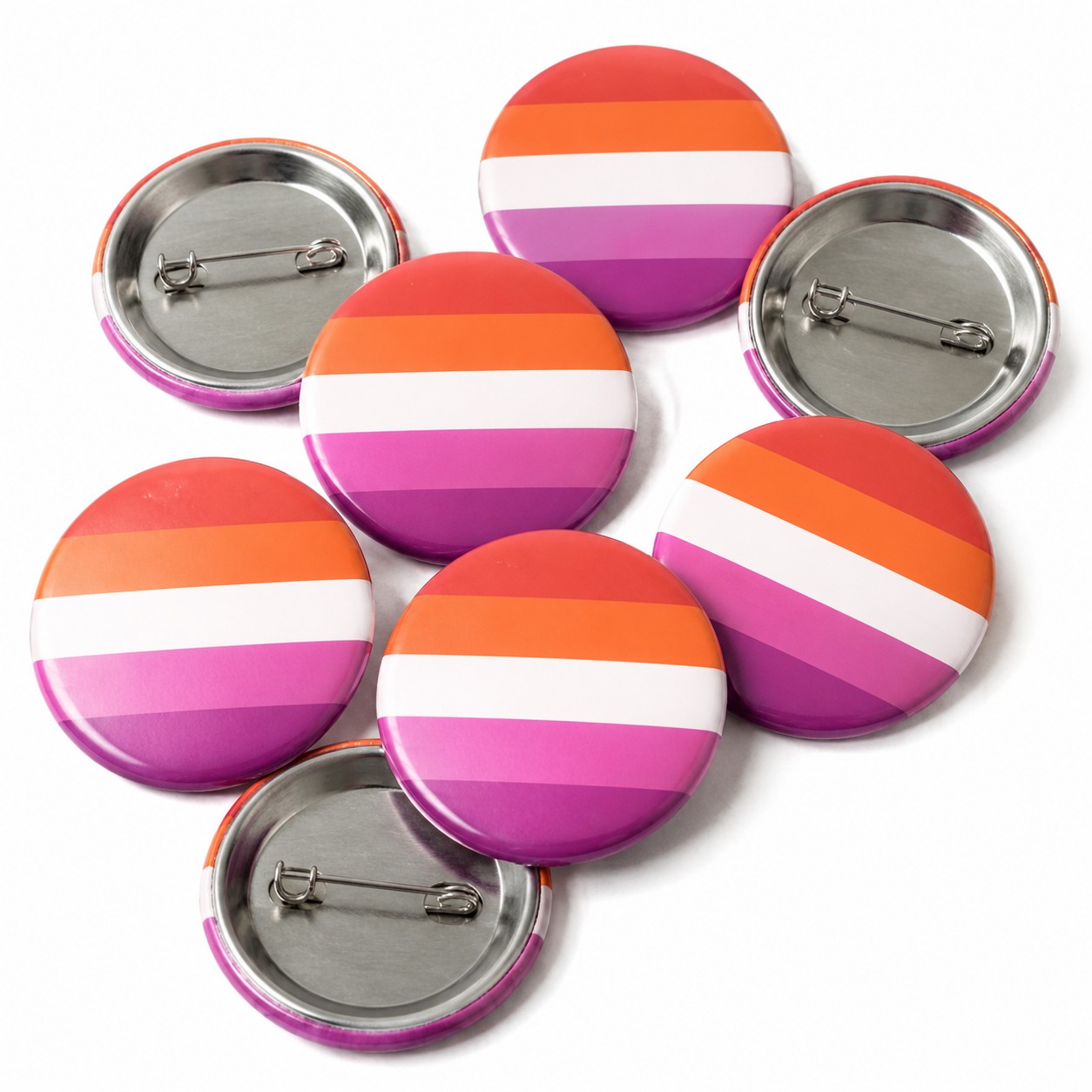 Lesbian Button Pin Badge
