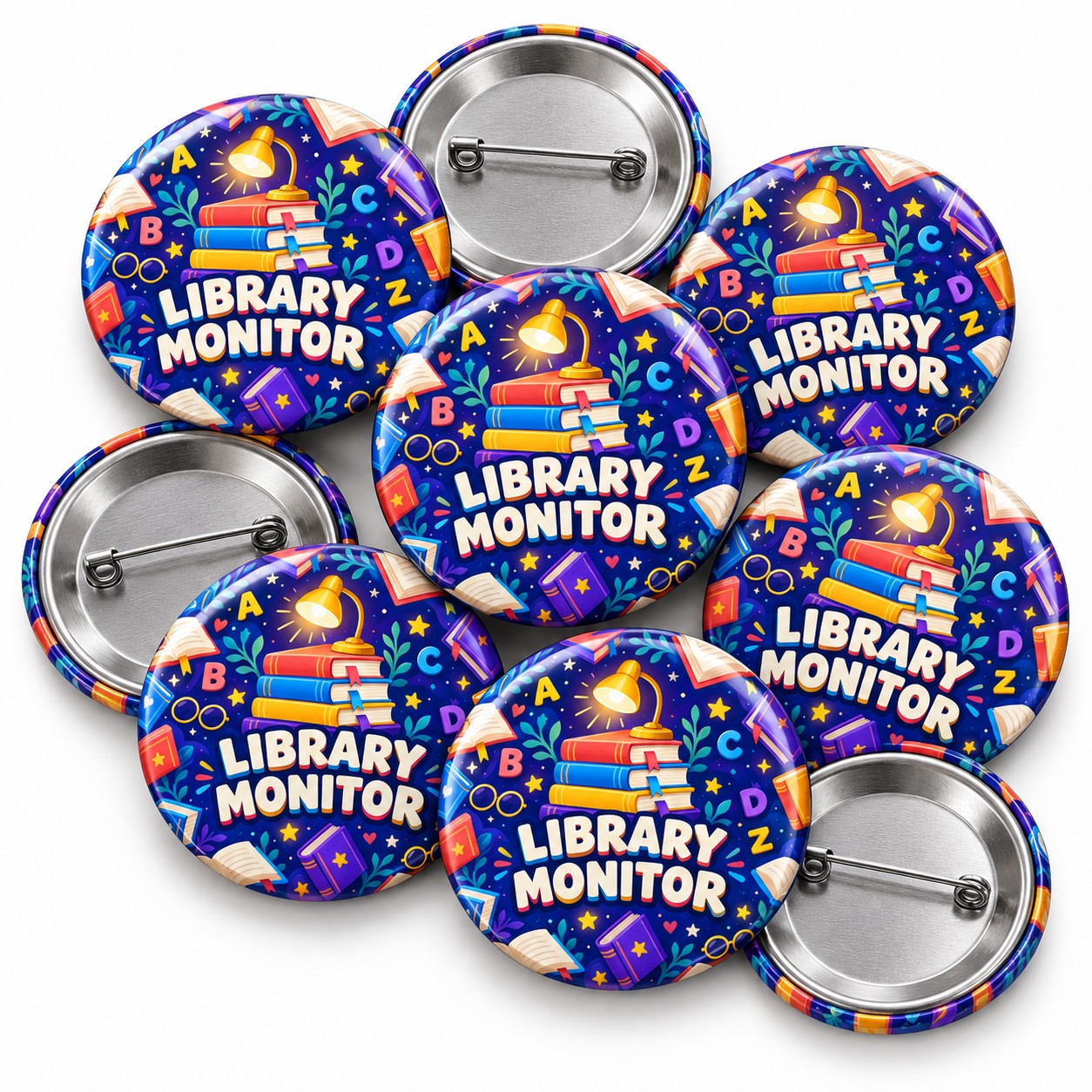 Library Monitor School Badge