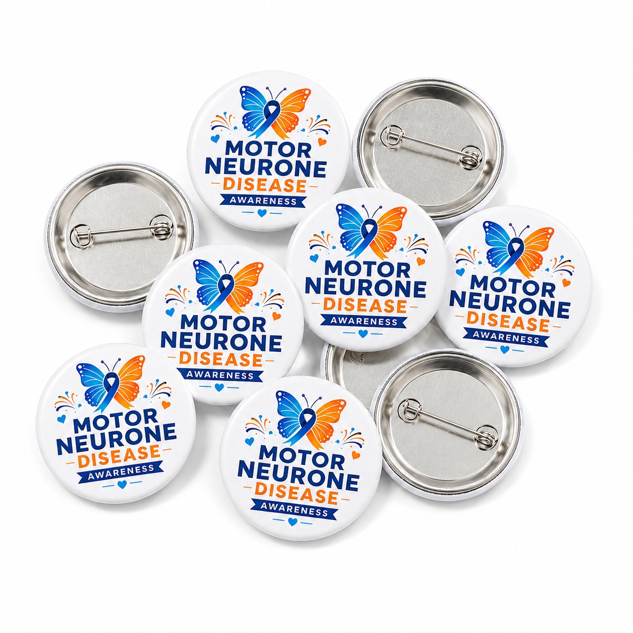 Motor Neurone Disease Awareness Button Pin Badge