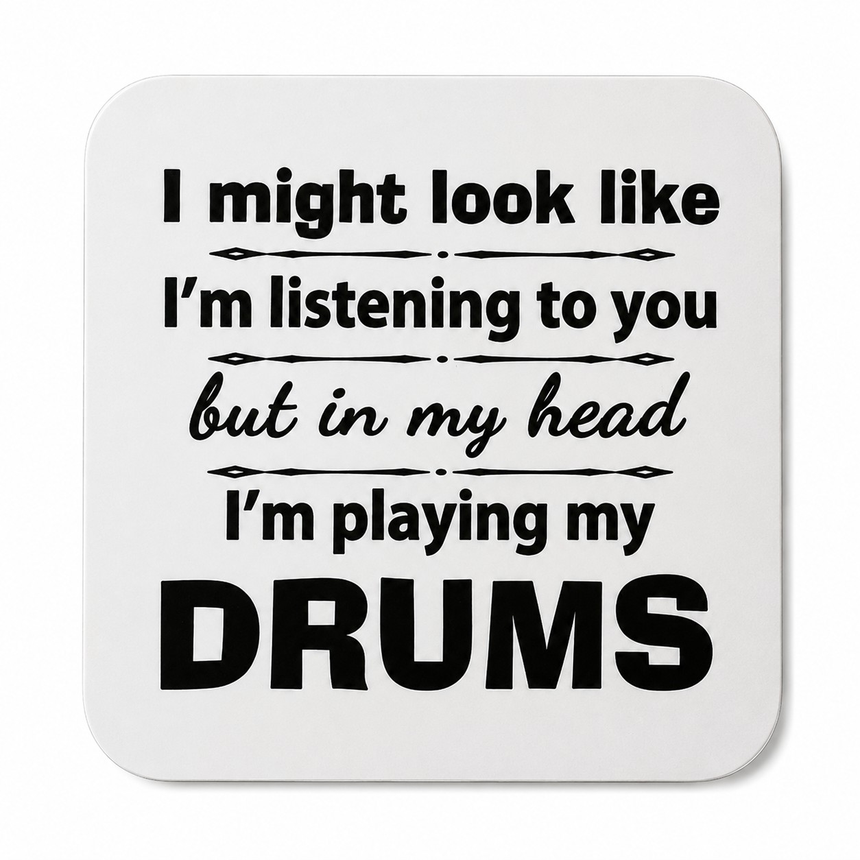 Musician Personalised Coaster