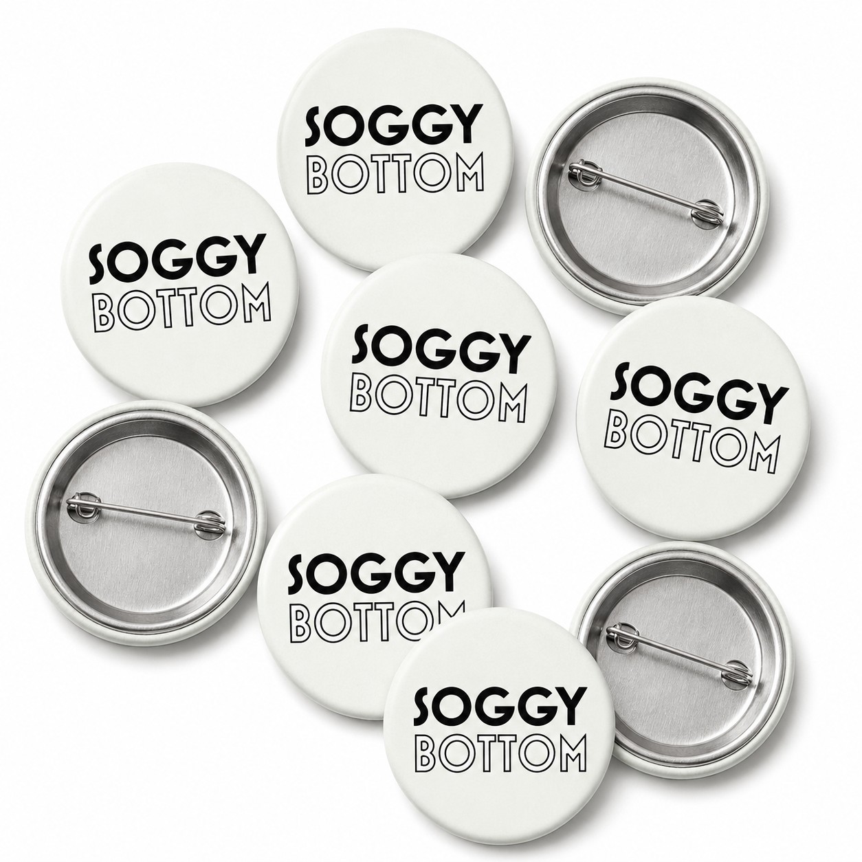 Soggy Bottom Button Pin Badge