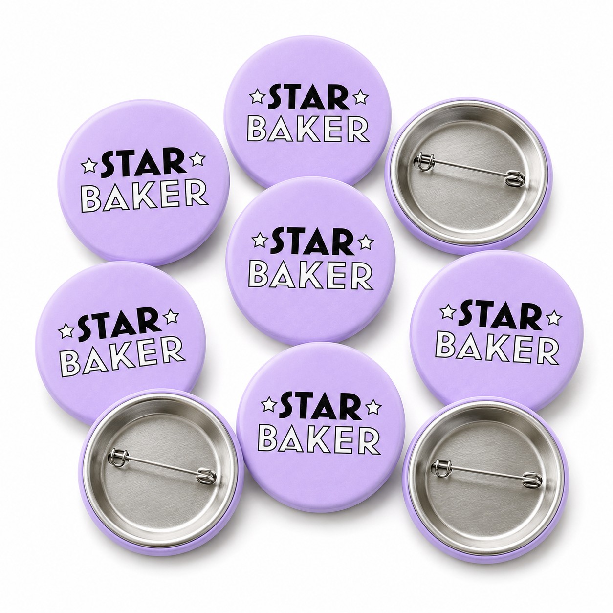 Star Baker Button Pin Badge