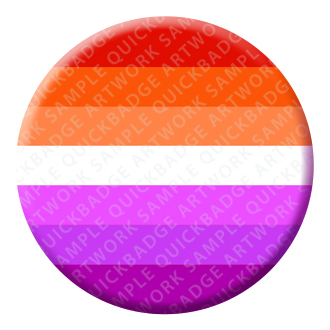 Lesbian Button Pin Badge