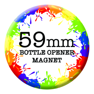 59mm Bottle Opener Fridge Magnet