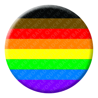 More Colour More Pride Button Pin Badge