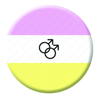 Twink Button Pin Badge