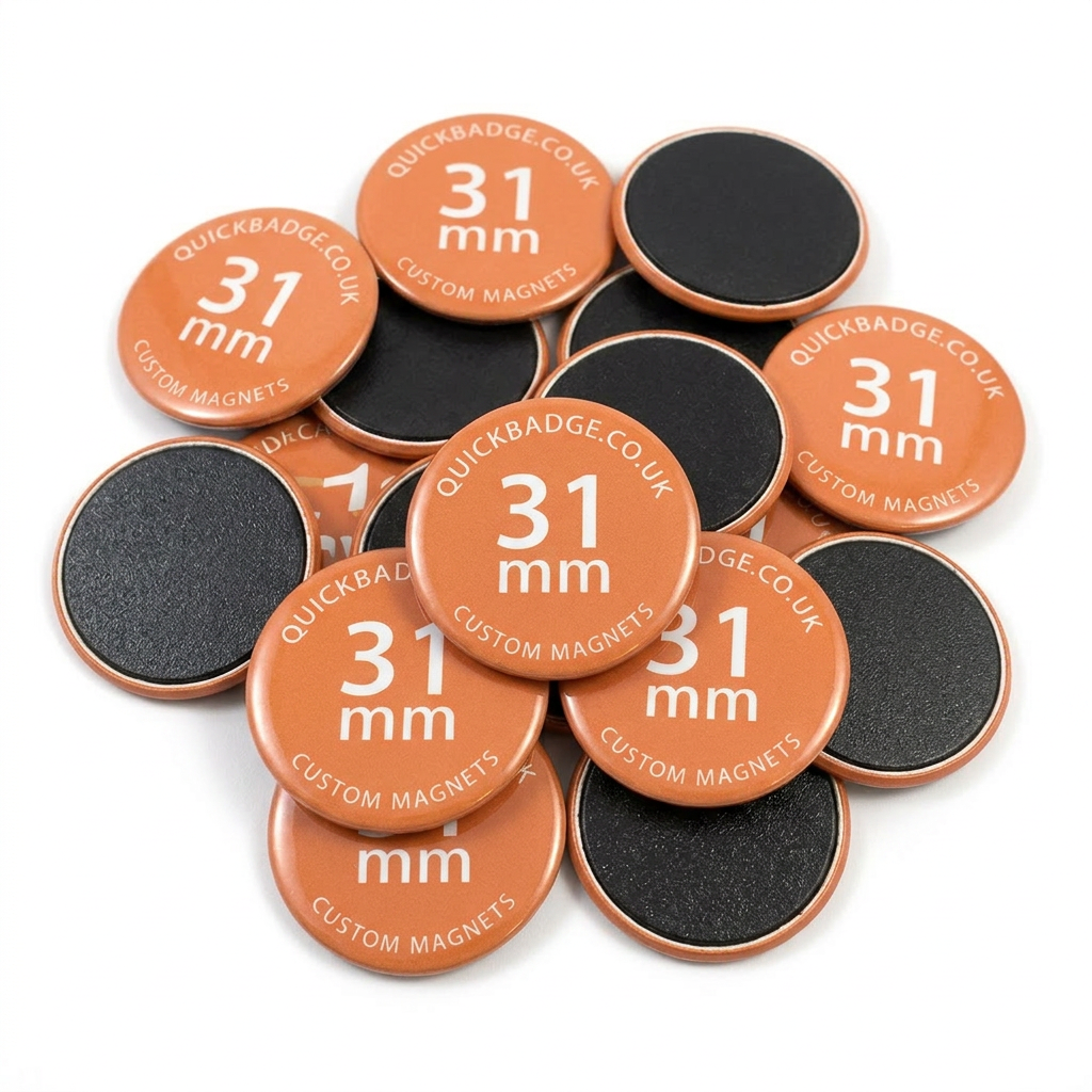 31mm (1 1/4 inch) Custom Fridge Magnets
