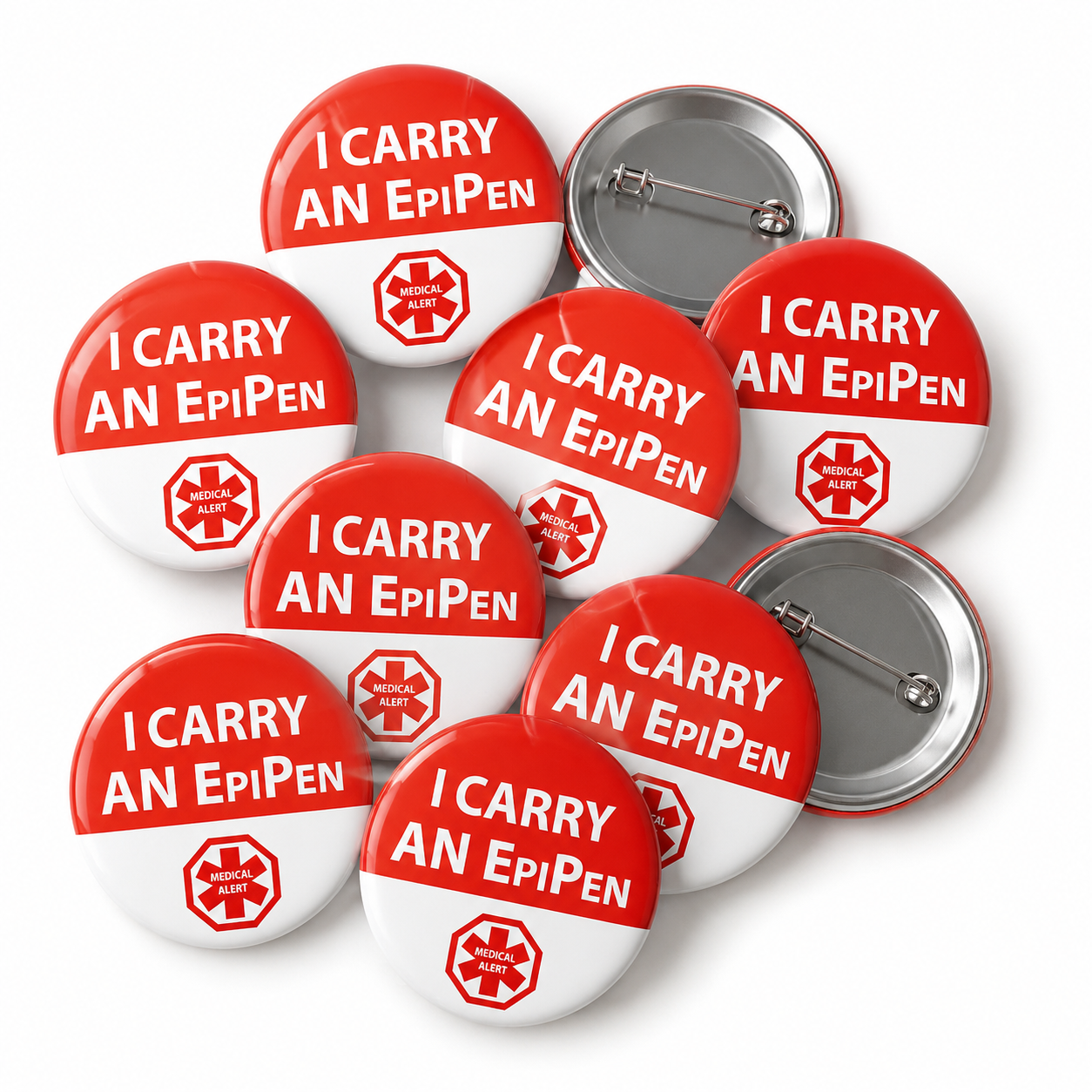 I Carry an EpiPen Badge