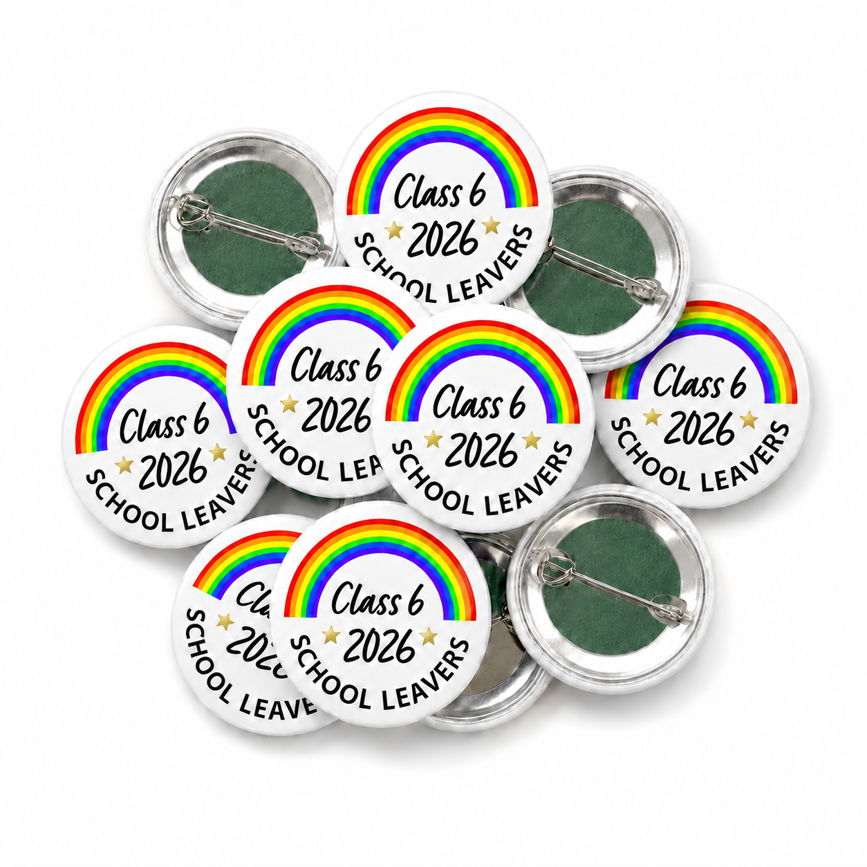 Class 6 School Leavers Pin Badge