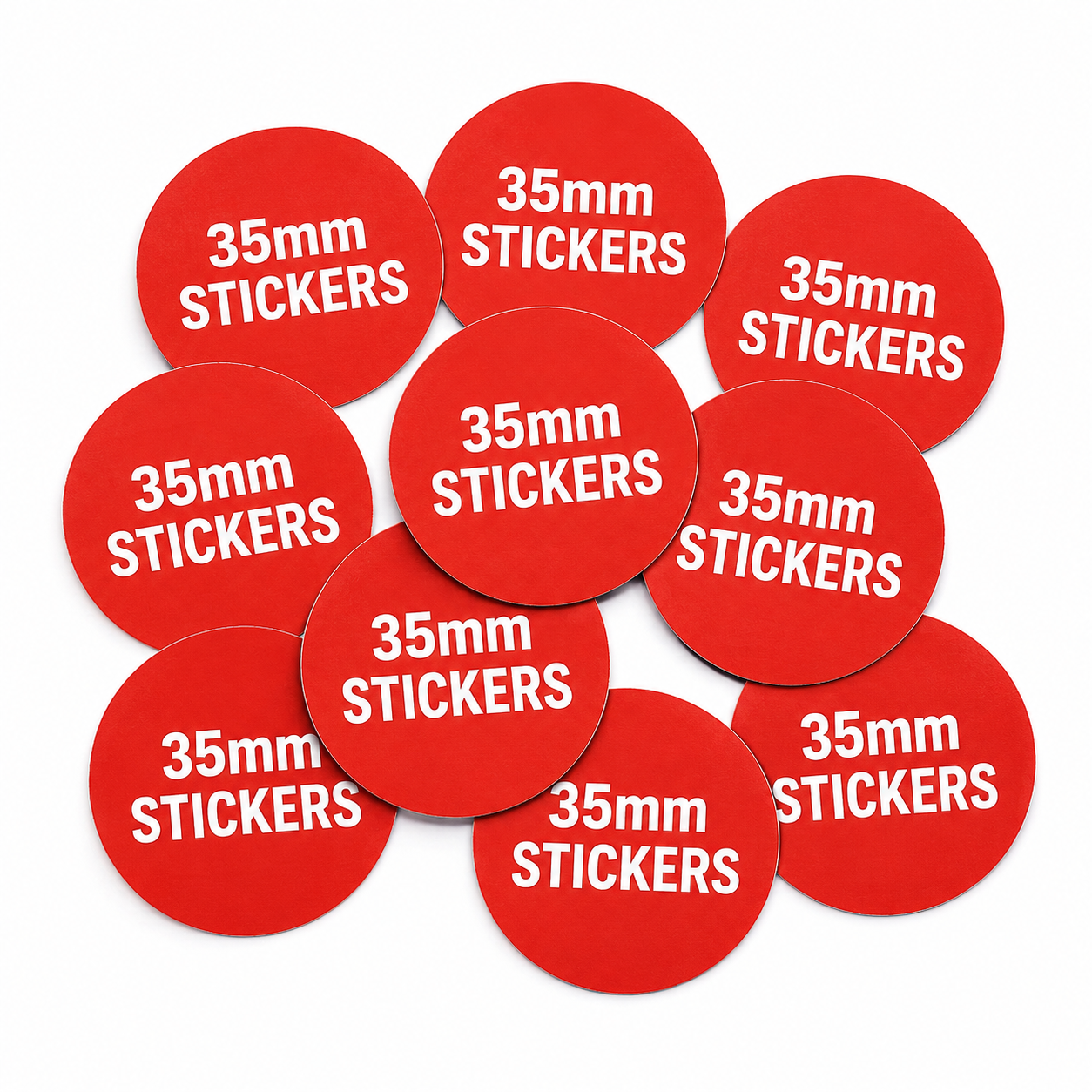 Custom Paper Stickers 35mm Round