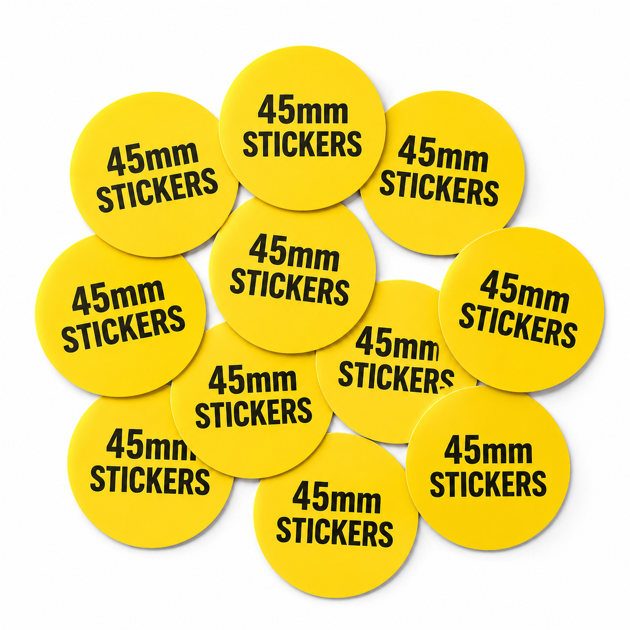 Custom Paper Stickers 45mm Round