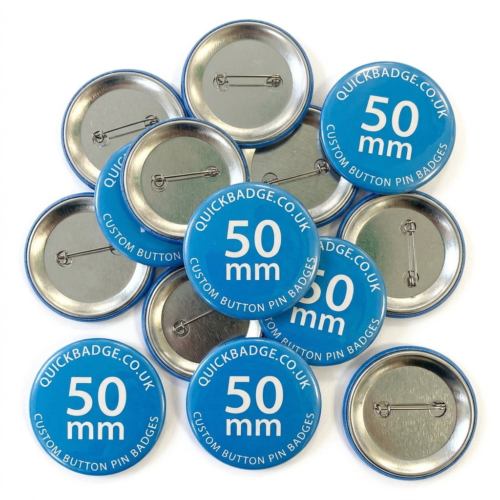 50mm (2 Inch) Custom Button Pin Badges