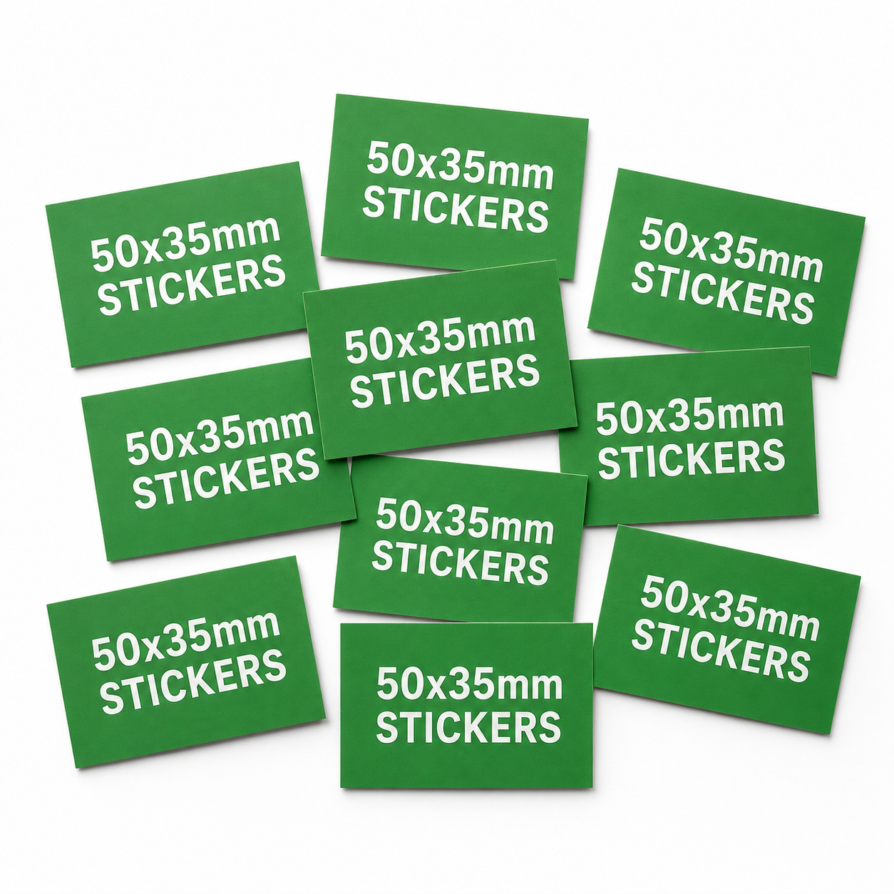 Custom Paper Stickers 50x35mm