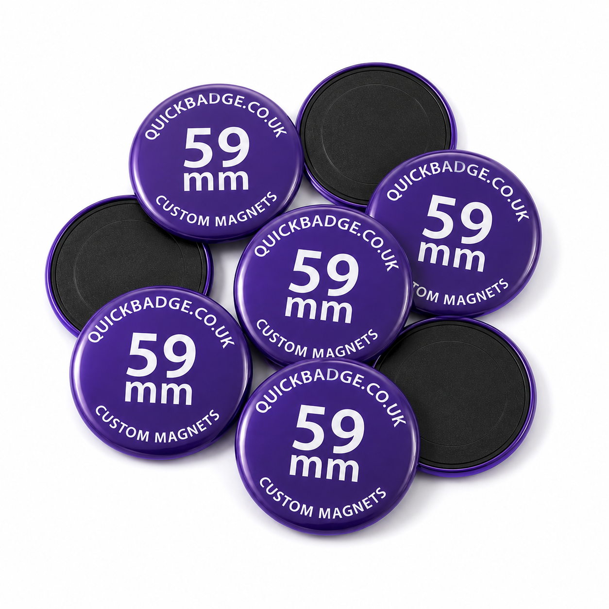 59mm (2 1/4 inch) Custom Fridge Magnets