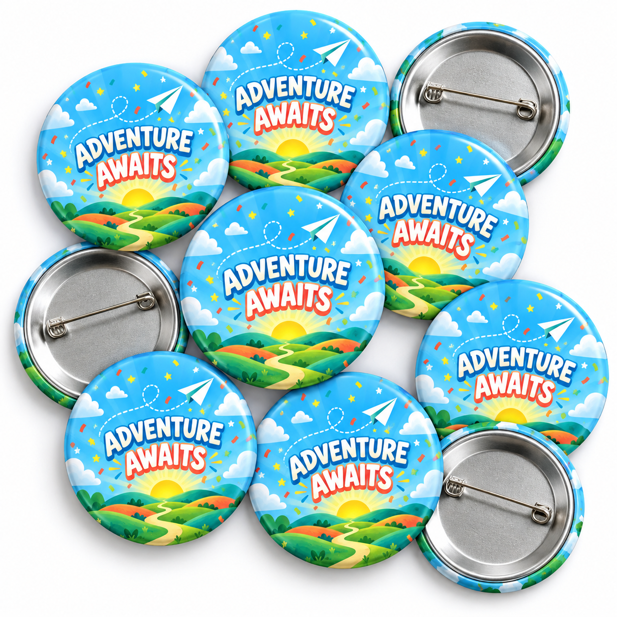 Adventure Awaits School Badge